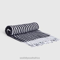 Accessories True Navy 6XZD4776 Women Seafolly Marina Stripe Towel