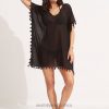 Clothes Black 6XZD4708 Women Seafolly Amnesia Kaftan
