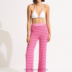 Clothes Fuchsia Rose 6XZD4655 Women Seafolly Carnaby Knit Pant