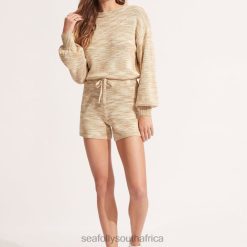 Clothes Sand 6XZD4644 Women Seafolly Marl Knit Jumper