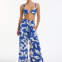 Clothes Sapphire 6XZD4757 Women Seafolly Emporio Flowing Pants