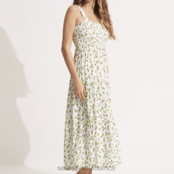 Clothes Soft Olive 6XZD4679 Women Seafolly Summer Crush Midi Dress