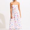 Clothes White 6XZD4672 Women Seafolly Under The Sea Strapless Maxi Dress