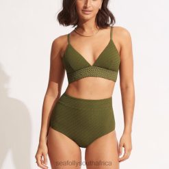 Swimwear Avocado 6XZD4237 Women Seafolly Willow High Waisted Pant