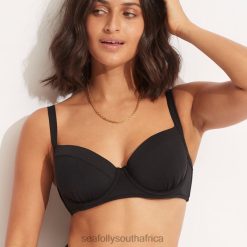 Swimwear Black 6XZD4211 Women Seafolly Collective Dd Cup Underwire Bra