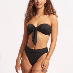 Swimwear Black 6XZD4217 Women Seafolly Collective High Rise Pant