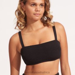 Swimwear Black 6XZD4267 Women Seafolly Sea Dive Dd Tank Bra