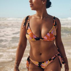 Swimwear Black 6XZD4429 Women Seafolly Palm Springs Tie-Side Pant