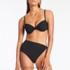 Swimwear Black 6XZD4449 Women Seafolly Jetset Twist Side Pant