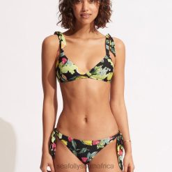 Swimwear Black 6XZD4582 Women Seafolly Lemoncello Tie-Side Pant