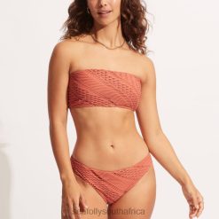 Swimwear Cinnamon 6XZD4390 Women Seafolly Marrakesh Tube Top