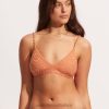 Swimwear Copper Tan 6XZD4606 Women Seafolly Second Wave Fixed Tri Bra