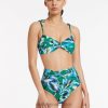 Swimwear Emerald 6XZD4422 Women Seafolly Viva Twist Front Bikini Bottom