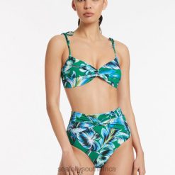 Swimwear Emerald 6XZD4422 Women Seafolly Viva Twist Front Bikini Bottom
