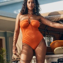 Swimwear Mandarin 6XZD463 Women Seafolly Sea Dive Bandeau One Piece