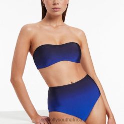 Swimwear Ocean 6XZD4310 Women Seafolly Oia Sunset Minimal Bandeau Bikini Top