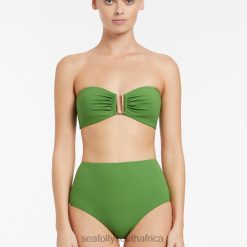 Swimwear Palm 6XZD4469 Women Seafolly Jetset High Waisted Bikini Bottom