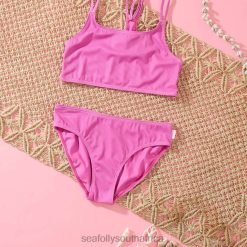 Swimwear Pink 6XZD4796 Children Seafolly Essential Girls Multi Strap Bikini