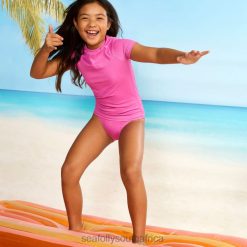 Swimwear Pink 6XZD4800 Children Seafolly Essential Girls S/S Rash Vest