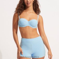 Swimwear Powder Blue 6XZD4569 Women Seafolly Havana Bustier Bra