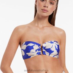 Swimwear Sapphire 6XZD4380 Women Seafolly Emporio Bandeau Top