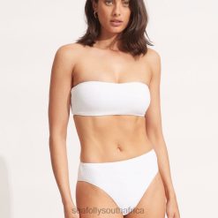 Swimwear White 6XZD4320 Women Seafolly Sea Dive High Rise Pant